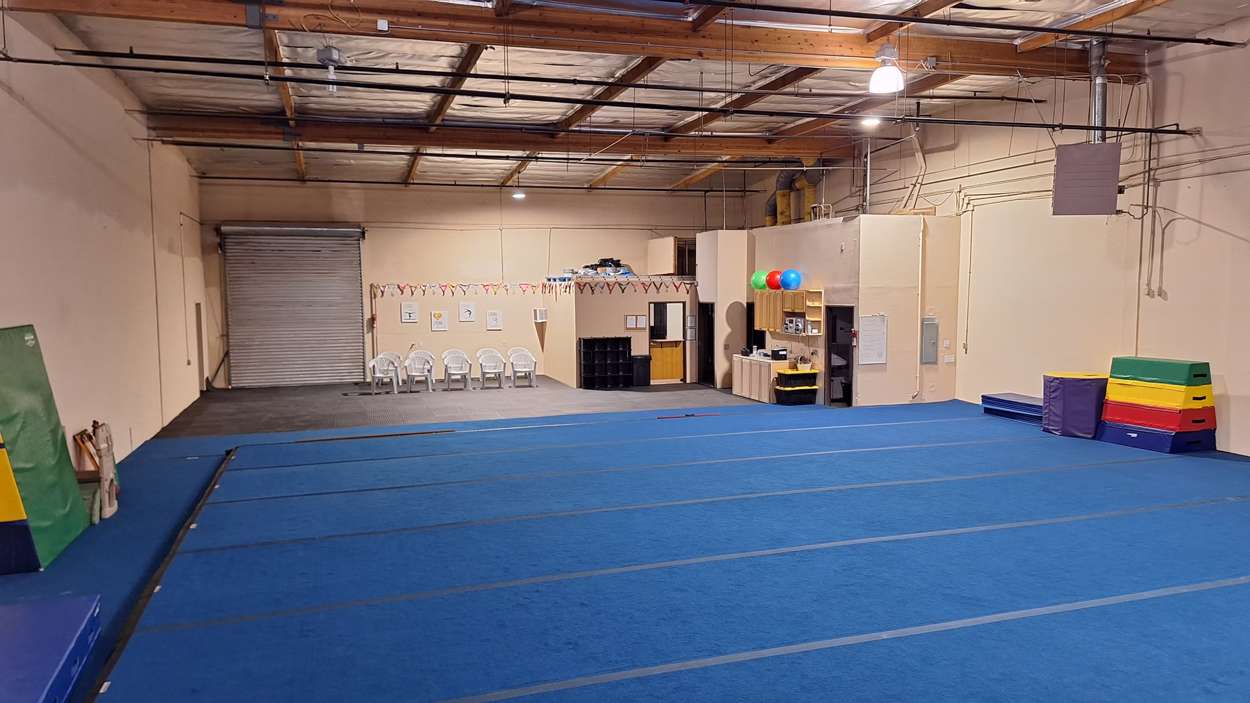 Sandstorm Gymnastics spring floor available for rental