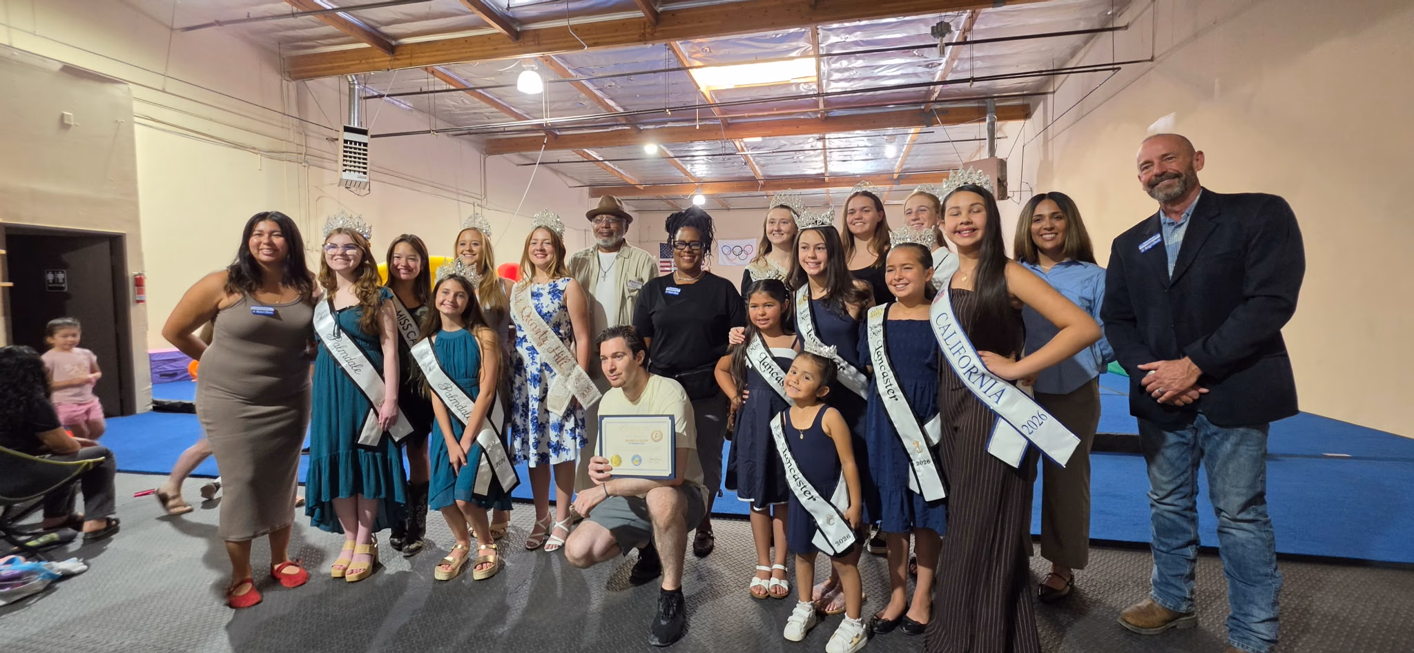 Sandstorm Gymnastics athletes in Lancaster, California